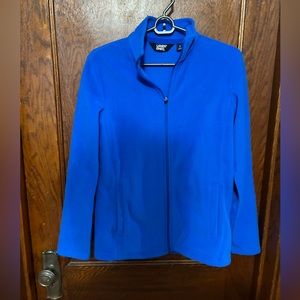 Lands end blue fleece jacket size s